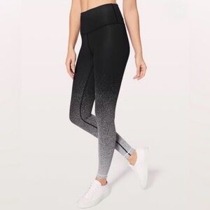 ✨LULULEMON✨ Black Leggings with Gray Stardust